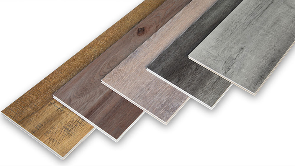 Luxury vinyl plank flooring